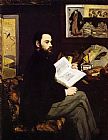 Portrait of Emile Zola by Edouard Manet